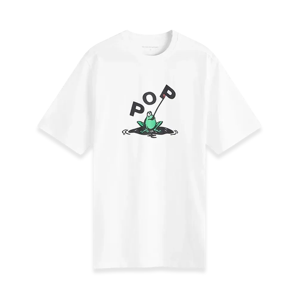 POP TRADING COMPANY Frog T-Shirt "White"