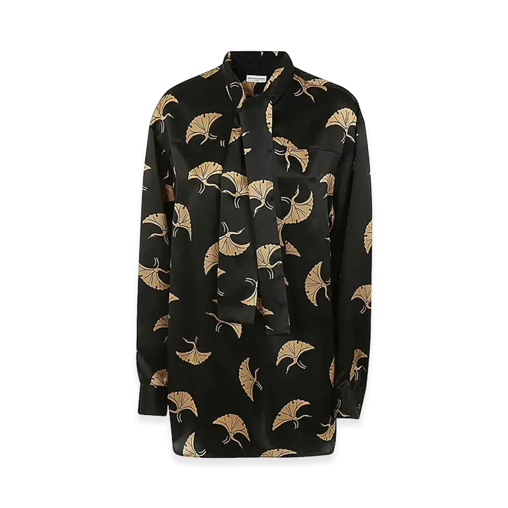 DRIES VAN NOTEN Women's 00970 Calmo Shirt "Black"