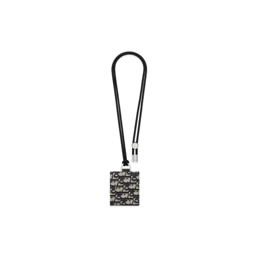 Dior D-Touch Coin Case Dior Oblique Jacquard "Beige/Black"