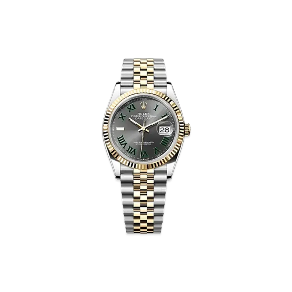 ROLEX Datejust 36 Oystersteel & Yellow Gold "Grey"