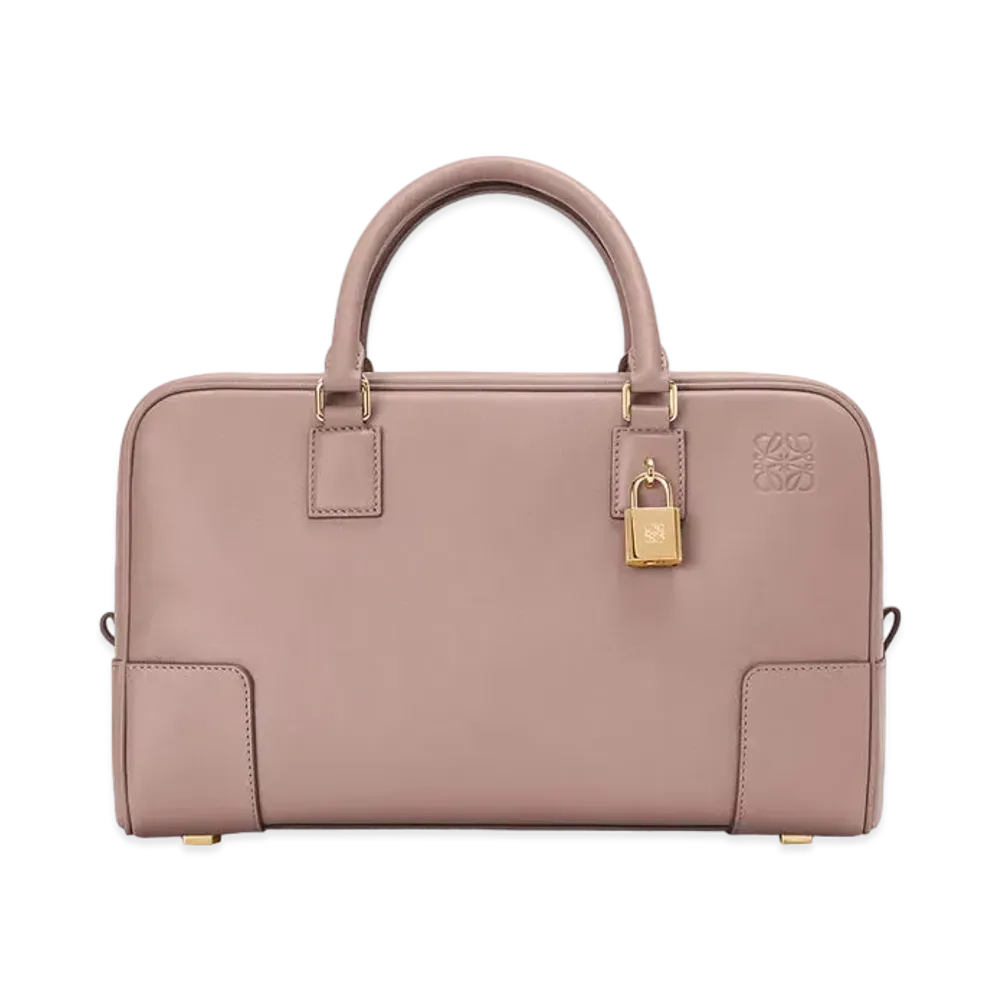 LOEWE Amazona 28 Bag In Nappa Calfskin "Dark Blush"