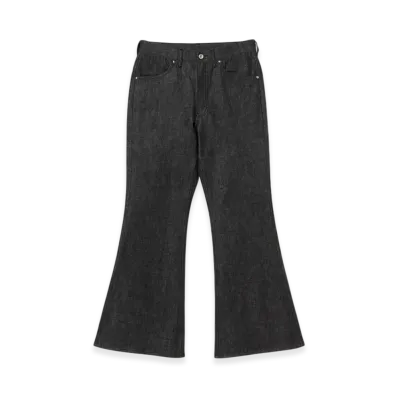 BEAMS FUTURE ARCHIVE Flare Denim "Black"