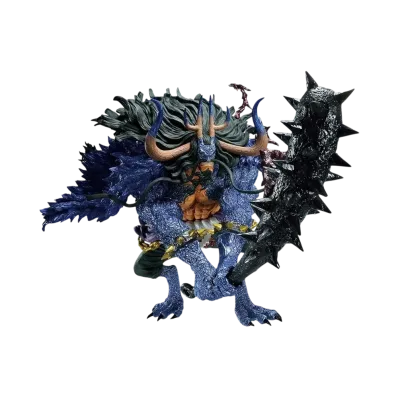 BANDAI "Ichiban Kuji" -One Piece Haoh no Cho with ONE PIECE TREASURE CRUISE- Last One Prize Kaido Man-Beast form Treasure Cruise Figure Metallic Color Ver.