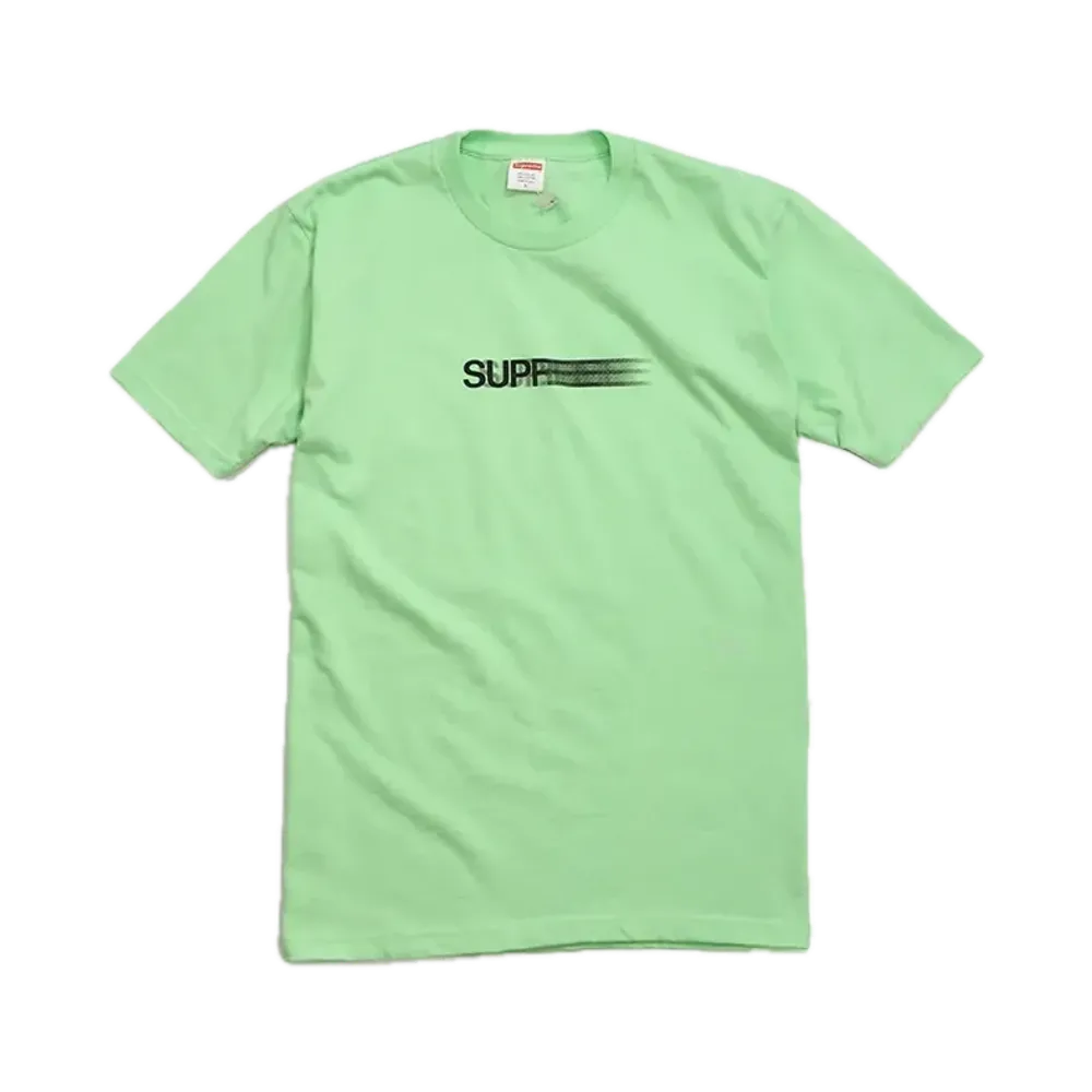 シュプリーム モーション ロゴ Tシャツ 16SS "ペイルグリーン"