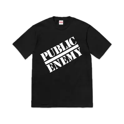 Supreme x UNDERCOVER Public Enemy Tee "Black"