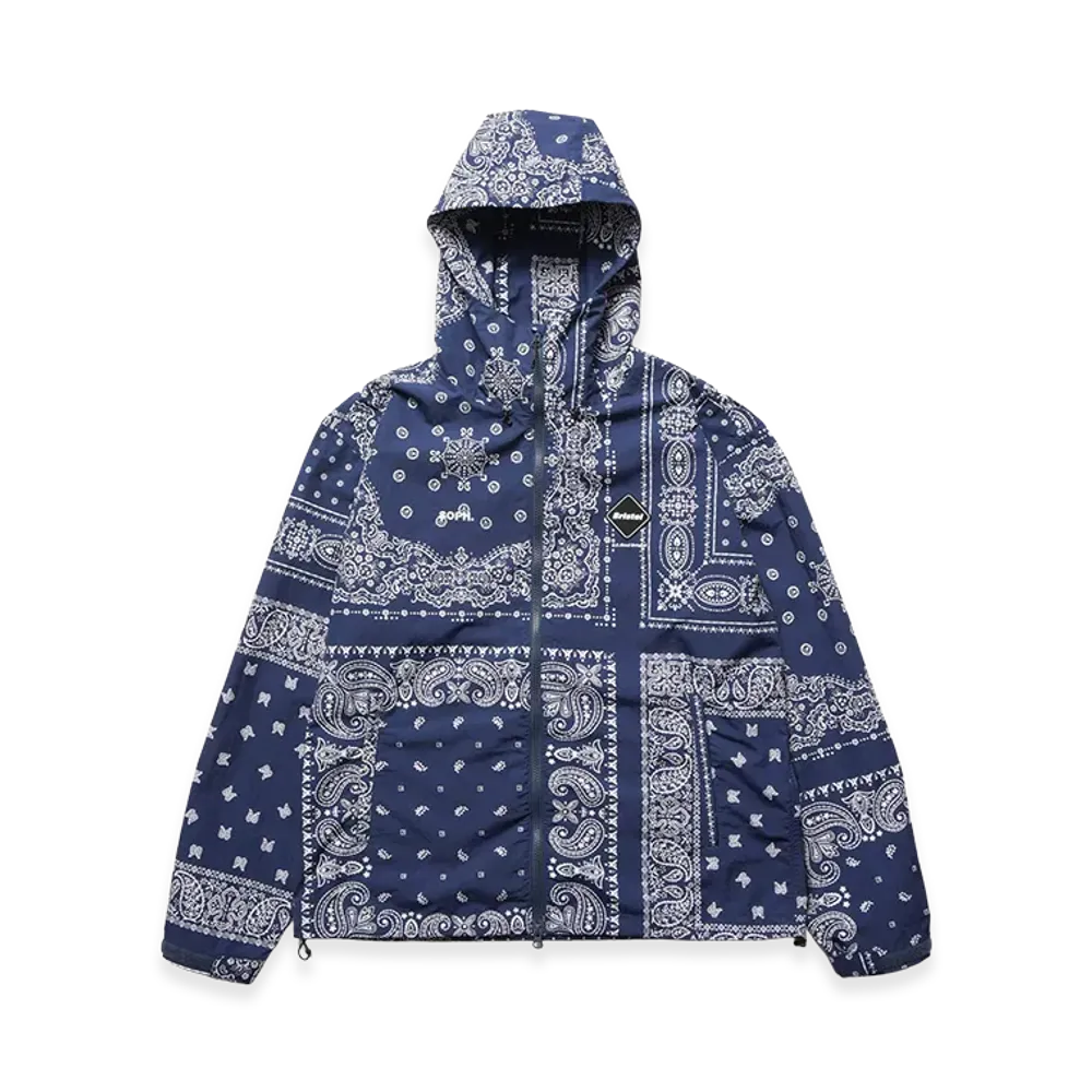 F.C.Real Bristol Bandana Nylon Hooded Blouson "Navy"