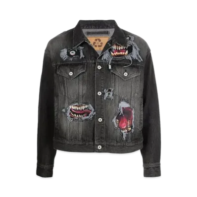 doublet Graphic Denim Jacket "Denim"