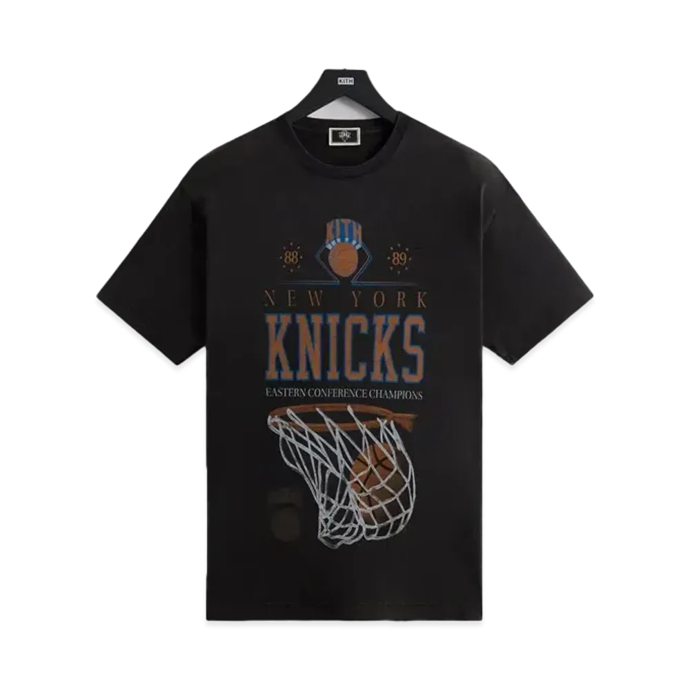 Kith x the New York Knicks Conference Champs Vintage Tee "Black"