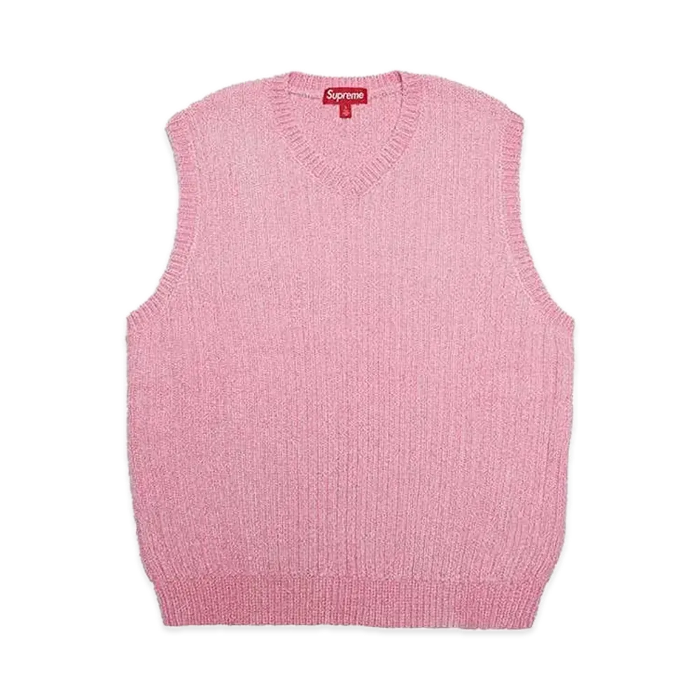 Supreme Chenille Sweater Vest "Pink"