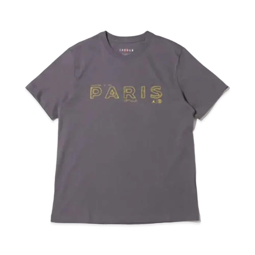 Jordan Brand x Paris Saint Germain Men's Tee "Light Graphite/Tour Yellow"
