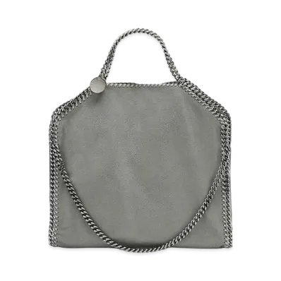 STELLA McCARTNEY Farabella Fold Over Tote "Light Gray"