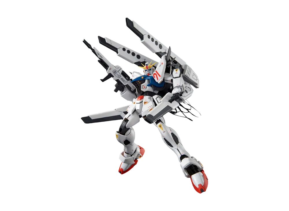 BANDAI "MASTER GRADE" -Mobile Suit Gundam F91 MSV- MG 1/100 GUNDAM F91 Ver.2.0 with Back Cannon & Twin Vesbar