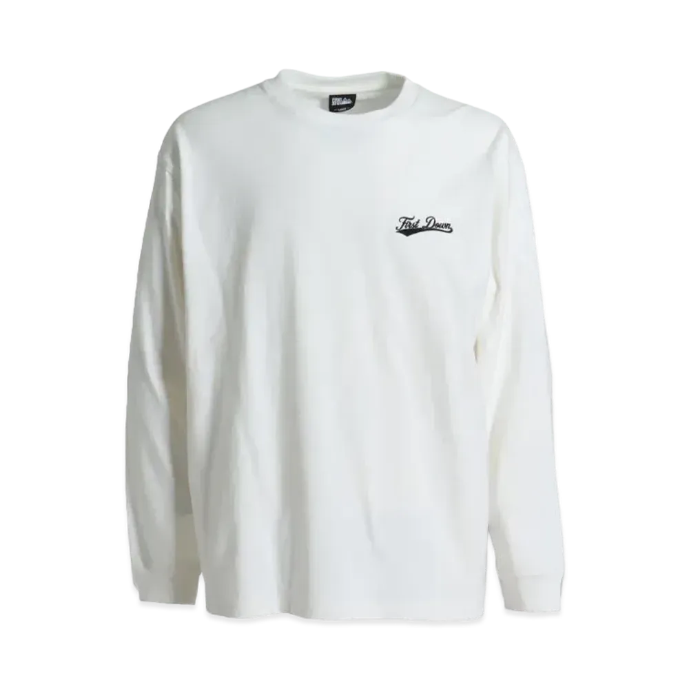 FIRST DOWN COLLECTOR L/S T "Off White"