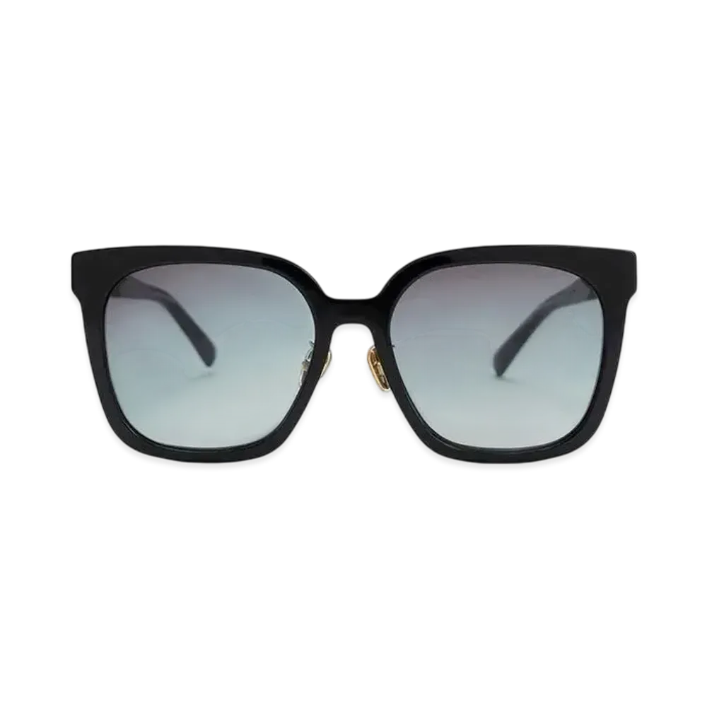 CHARLES & KEITH Open Wire Square Acetate Sunglasses "Black"