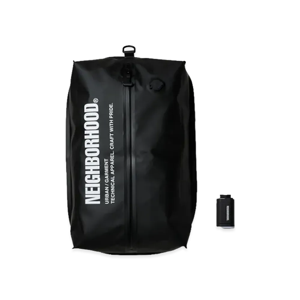 NEIGHBORHOOD Compression Bag & Pump Set "Black"
