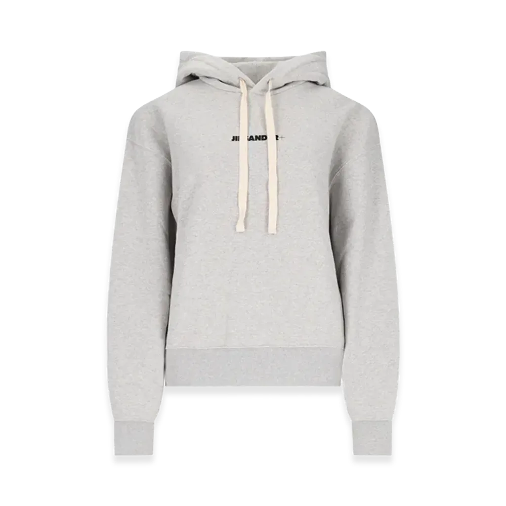 Jil Sander Women's Cotton Oversize Sweatshirt "Gray/Light Grey"