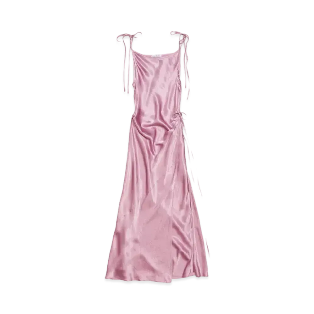 Acne Studios Satin Dress "Lilac Purple"