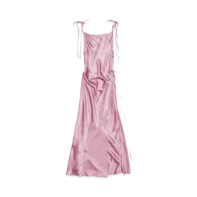 Acne Studios Satin Dress "Lilac Purple"