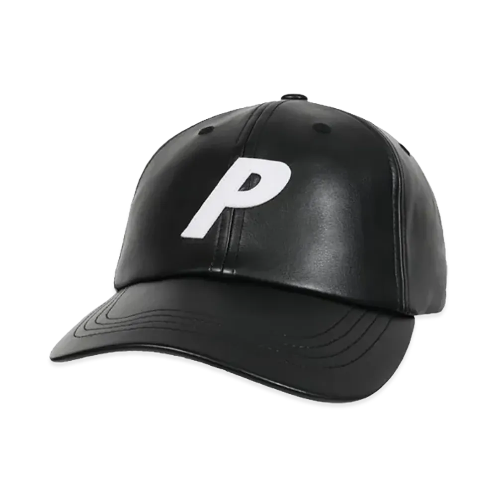 PALACE Faux Leather P 6 Panel "Black"