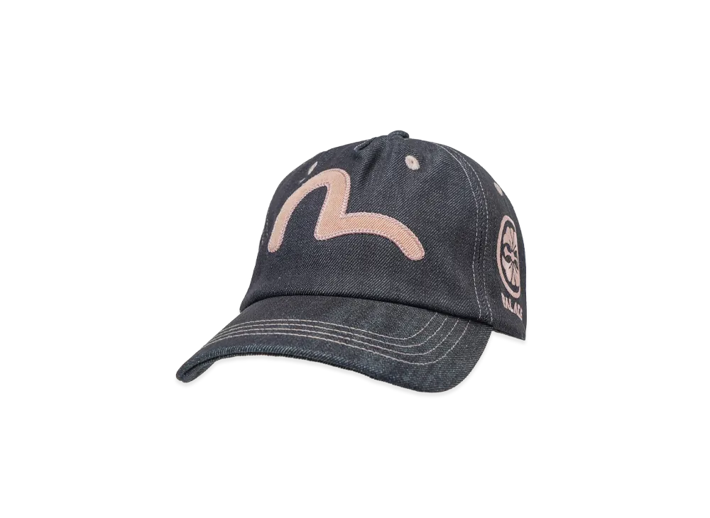 PALACE x EVISU Snapback "Indigo"