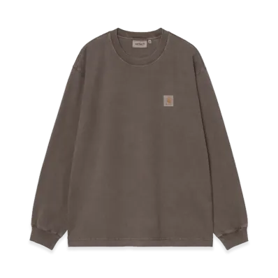 Carhartt WIP L/S Vista T-Shirt "Tobacco/Garment Dyed"