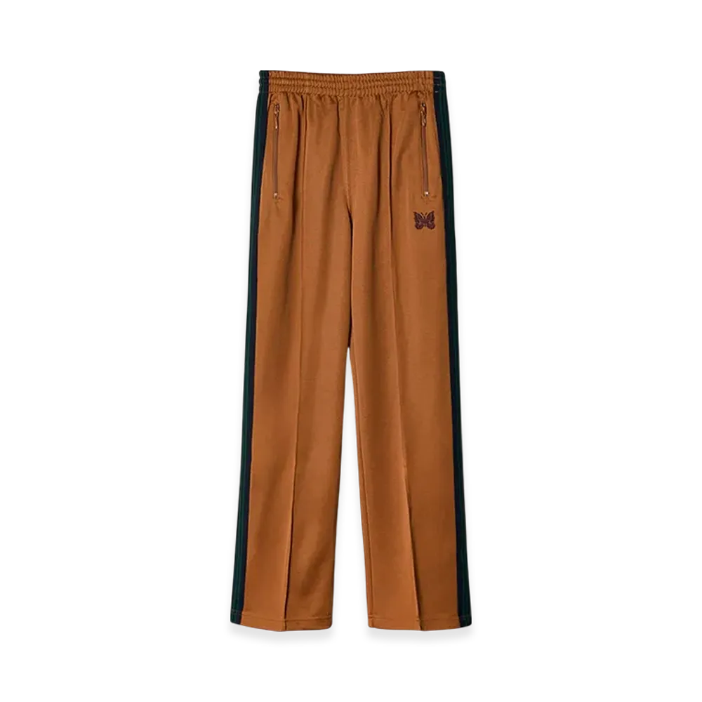 NEEDLES x Studious Exclusive Narrow Track Pant - Poly Smooth "Brown"