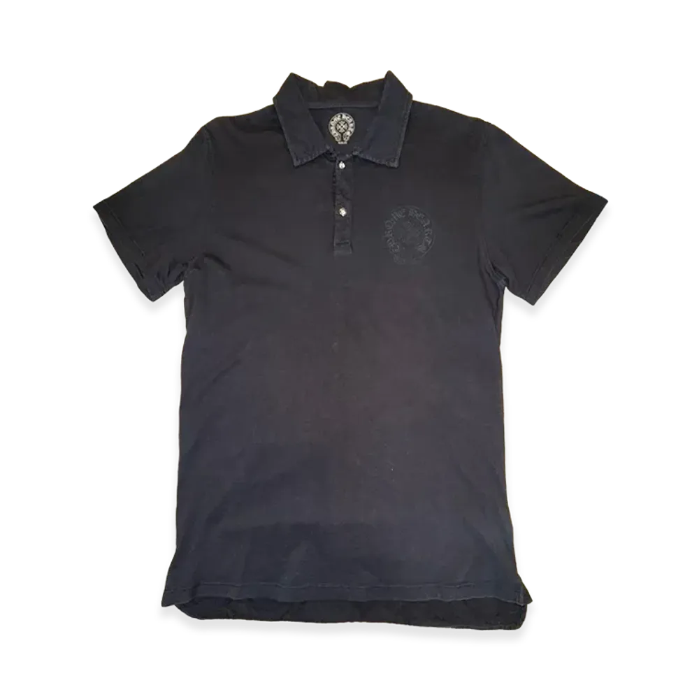 Chrome Hearts Horseshoe Print S/S Polo Shirt "Black"