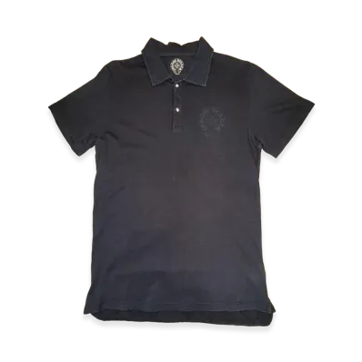 Chrome Hearts Horseshoe Print S/S Polo Shirt "Black"