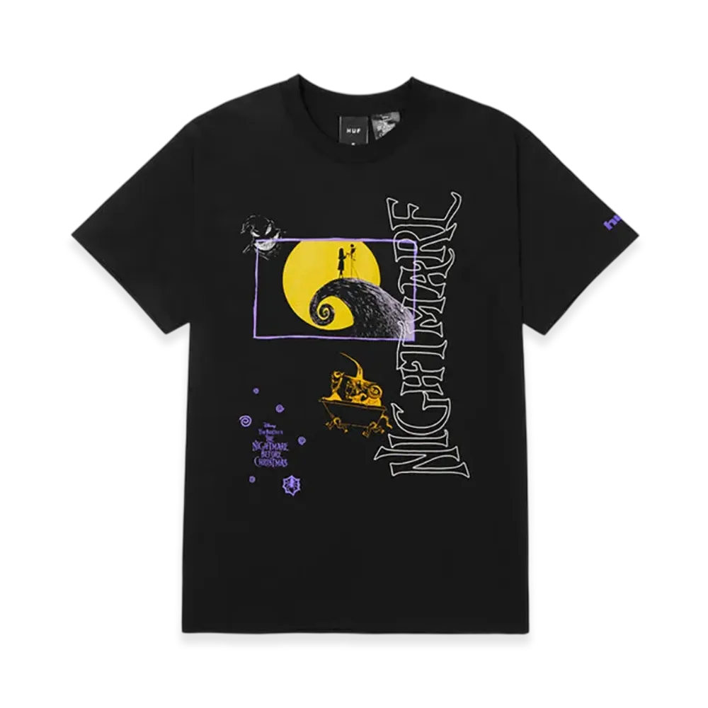 HUF x THE NIGHTMARE BEFORE CHRISTMAS Dream Tee "Black"
