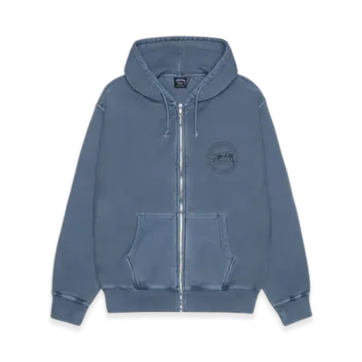 Stussy Wear Zip Hoodie Pigment Dyed "Navy"