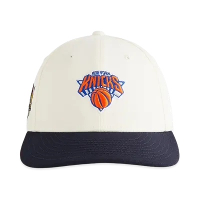Kith x New Era x the New York Knicks Two Tone 59Fifty Low Profile Fitted Cap "Sandrift"