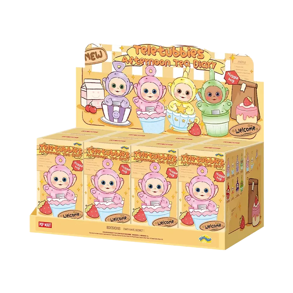 POP MART Teletubbies Afternoon Tea Diary Series Vinyl Plush Pendant [Assortment Box]