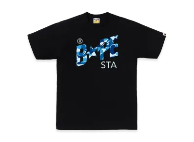 A BATHING APE ABC Camo Bape Sta Tee "Black/Blue"