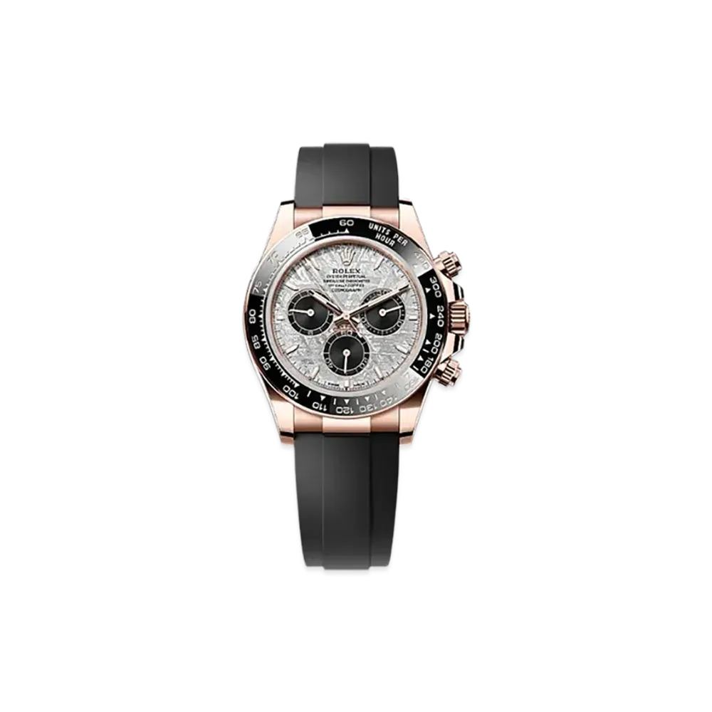 ROLEX Cosmograph Daytona 40mm Everose Gold 126515LN "Meteorite/Black"
