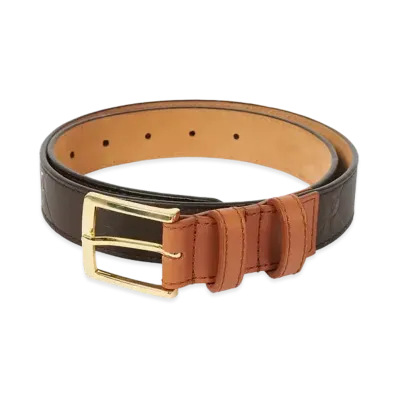 PALACE Pal-M-Gram Leather Belt "Brown"