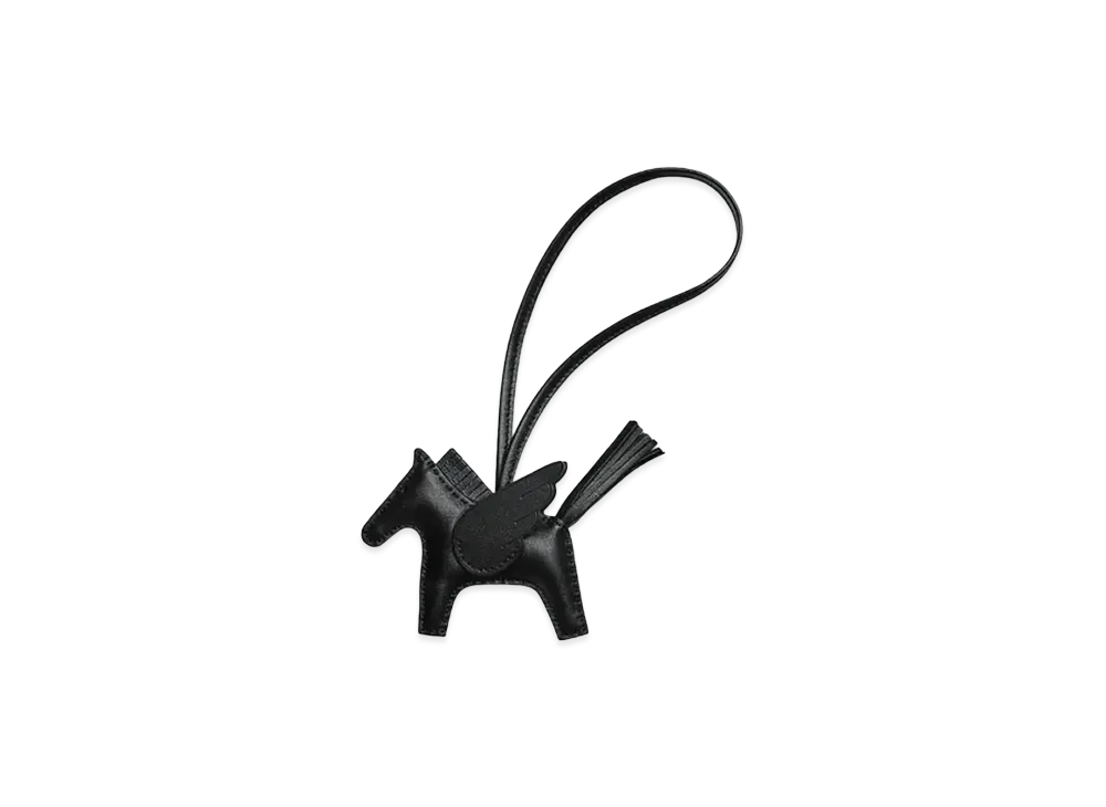 Hermes Rodeo Pegase PM Charm "So Black"