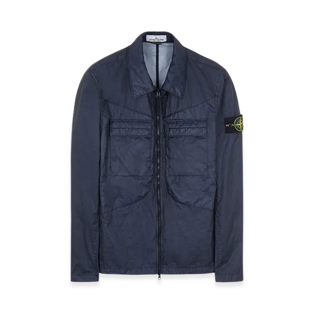 Stone Island 10323 Membrana 3L TC Overshirt - 22SS "Navy Blue"