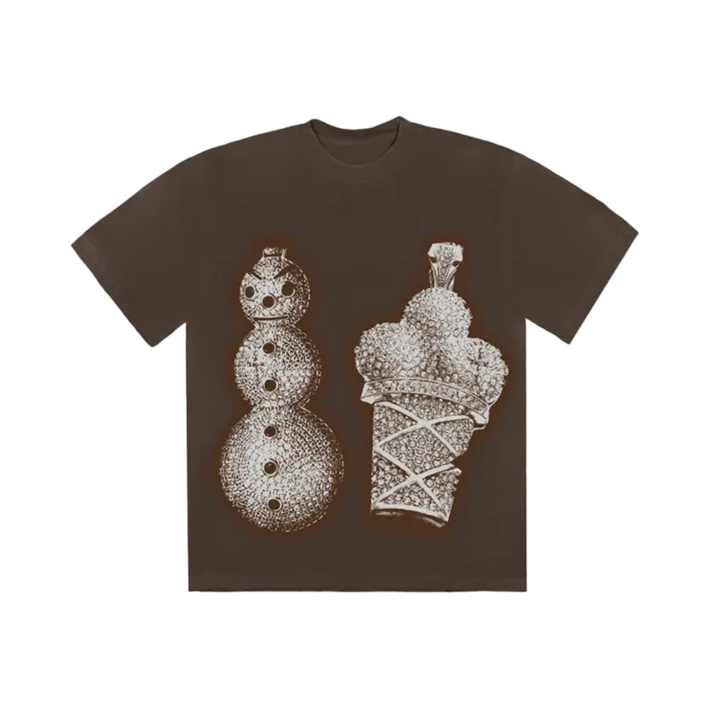 Travis Scott Cactus Jack For Verzuz TM:1017 T-Shirt "Brown" "Black"