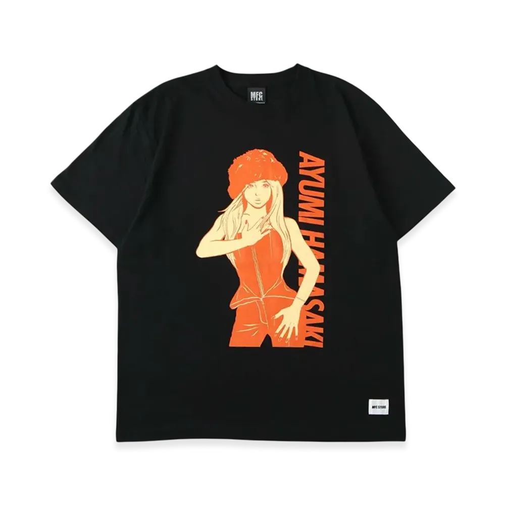 ayumi hamasaki x MFC STORE Collaborate T-Shirt "Black/Orange"