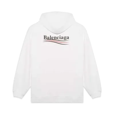 BALENCIAGA Political Campaign Hoodie "White"