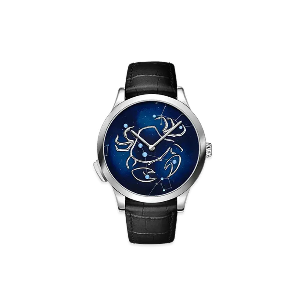 Van Cleef & Arpels Midnight Zodiaque Lumineux Cancri Cancer watch "18K White gold"