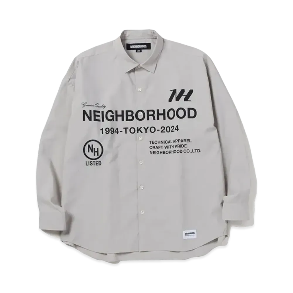 NEIGHBORHOOD Over Shirt LS "Gray"