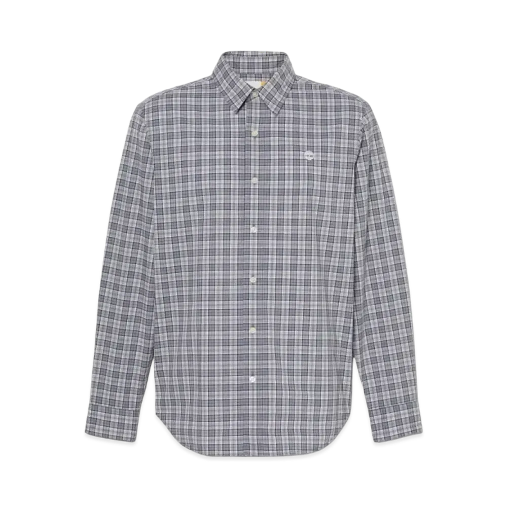 Timberland Men's Poplin Check Shirt "Grey"
