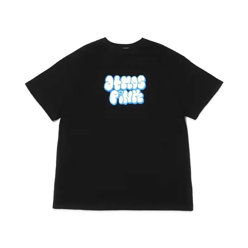 atmos pink Flocky Logo Big T "Black"