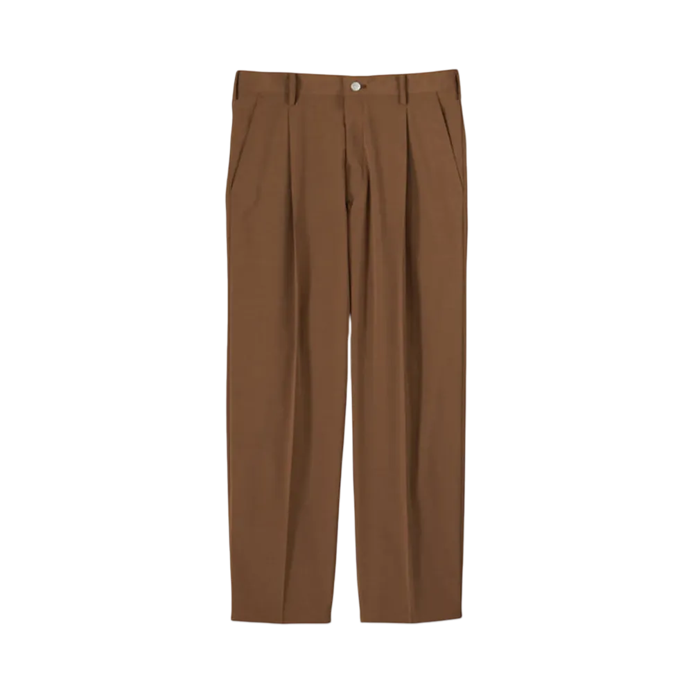 Graphpaper Semi Dull Oxford Trousers "Brown"