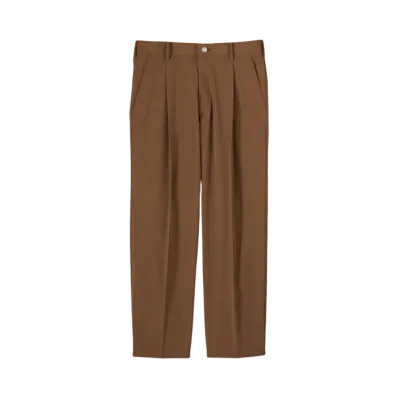 Graphpaper Semi Dull Oxford Trousers "Brown"