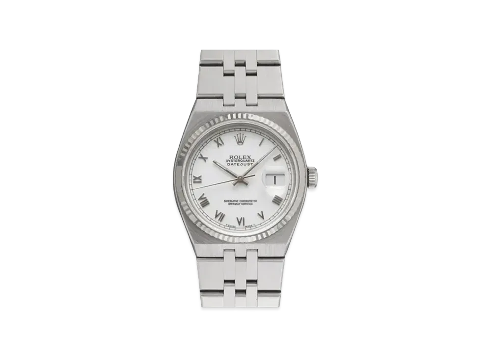ROLEX Date-Just Quartz White Dial 17014