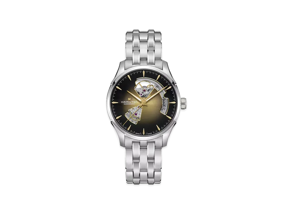 Hamilton Jazzmaster Open Heart Auto 40mm "Silver/Gold"