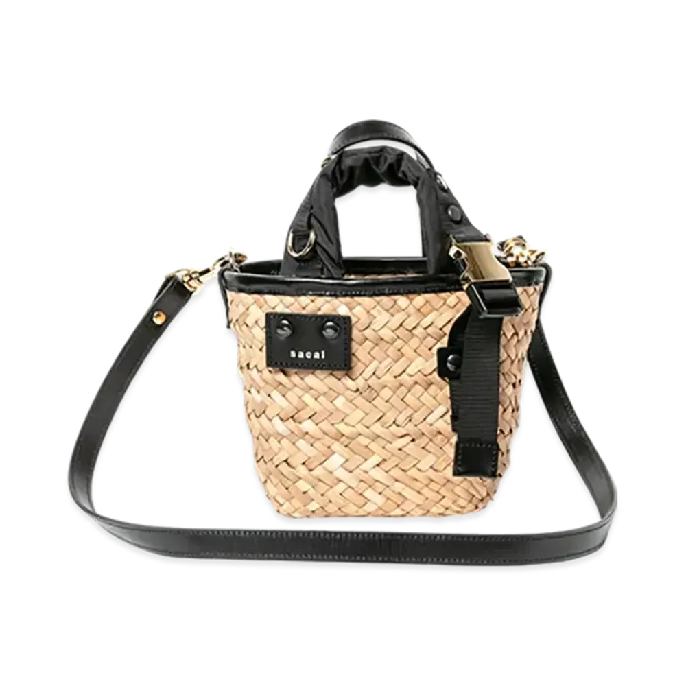 sacai Hybrid Marche Micro Bag "Natural"
