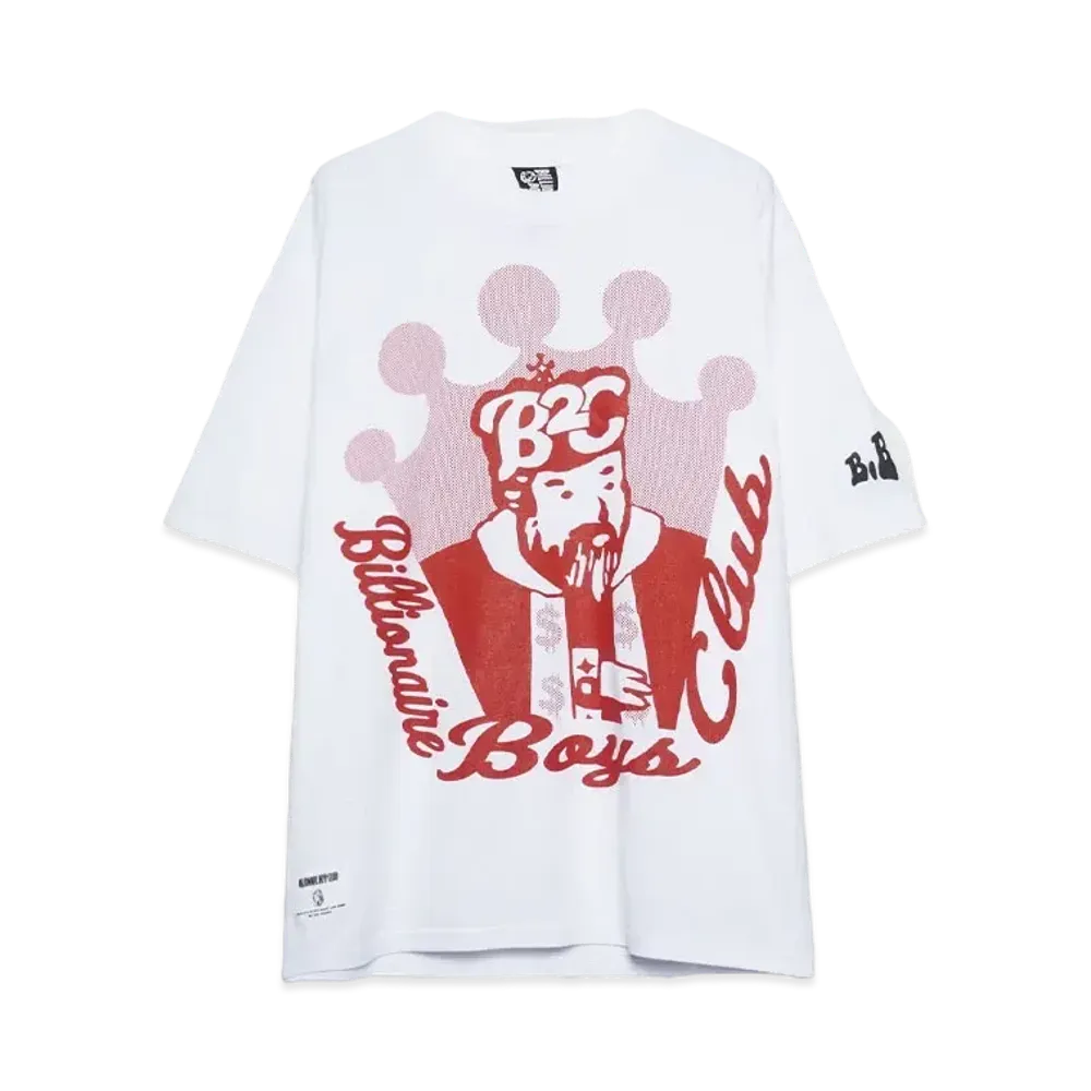 BILLIONAIRE BOYS CLUB COTTON T-SHIRT B2C "WHITE"
